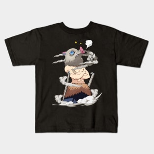 Inosuke Hashibira Kids T-Shirt